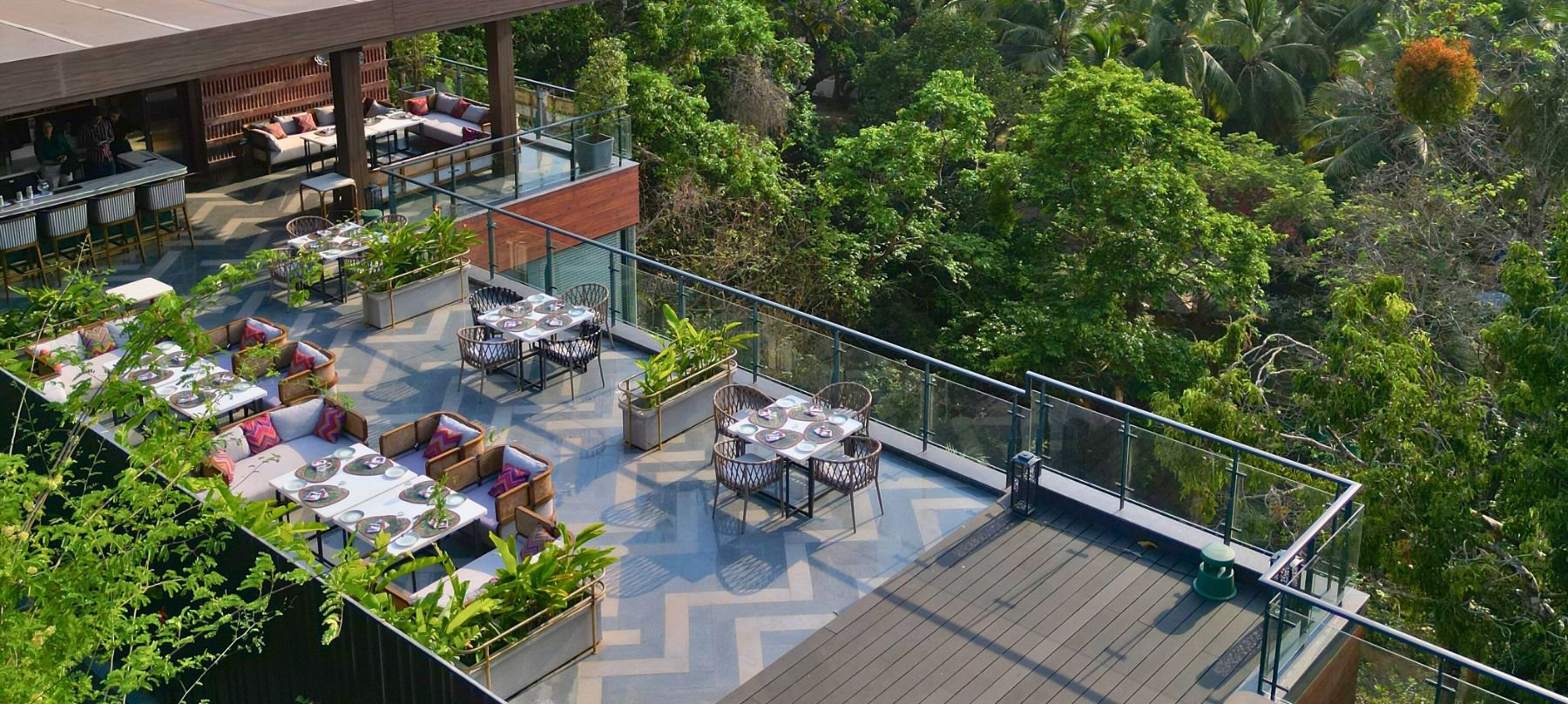 A vibrant dining destination